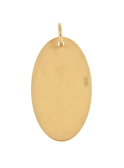 14k 10k gold sterling silver handwriting name oval pendant charm personalized