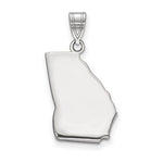 Lade das Bild in den Galerie-Viewer, 14K Gold or Sterling Silver Georgia GA State Map Pendant Charm Personalized Monogram
