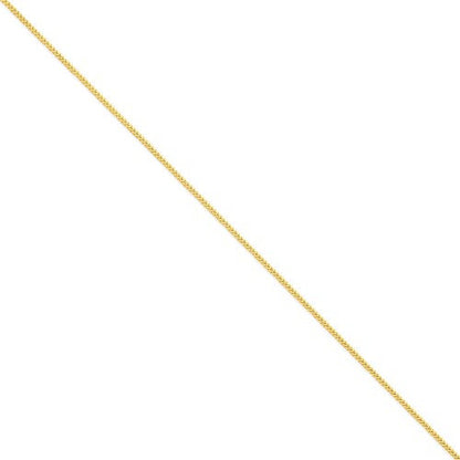 14k yellow gold 1.3mm polished franco bracelet anklet choker necklace pendant chain