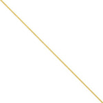 Kép betöltése a galériamegjelenítőbe: 14K Yellow Gold 1.3mm Polished Franco Bracelet Anklet Choker Necklace Pendant Chain
