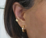 Load image into Gallery viewer, 14K Yellow Gold Ear Cuff Non Pierced Earrings One Piece
