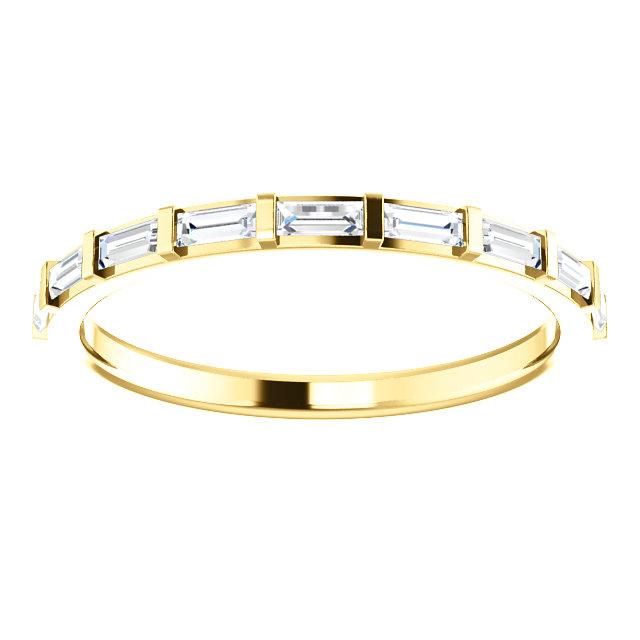 platinum 14k yellow white rose gold 1/4 ctw diamond baguette wedding anniversary band ring