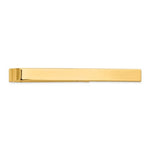 Load image into Gallery viewer, 14k Yellow Gold Engravable Tie Bar Clip Personalized Engraved Monogram
