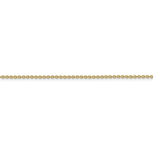 14k yellow gold 1.4mm cable bracelet anklet choker necklace pendant chain