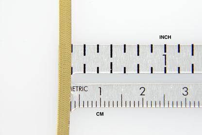 14k yellow gold 3mm silky herringbone bracelet anklet choker necklace pendant chain