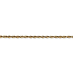 Load image into Gallery viewer, 14k Yellow Gold 2.5mm Diamond Cut Rope Bracelet Anklet Choker Necklace Pendant Chain
