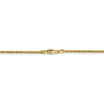 Ladda upp bild till gallerivisning, 14K Yellow Gold 1.4mm Franco Bracelet Anklet Choker Necklace Pendant Chain
