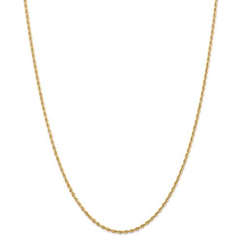 14k yellow gold 2mm diamond cut quadruple rope bracelet anklet necklace chain