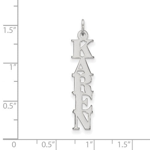 14k 10k yellow rose white gold sterling silver nameplate pendant charm personalized