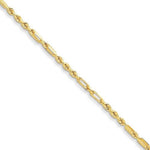 Load image into Gallery viewer, 14K Yellow Gold 2.5mm Diamond Cut Milano Rope Bracelet Anklet Necklace Pendant Chain
