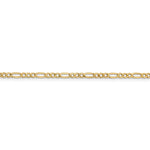 Ladda upp bild till gallerivisning, 14K Yellow Gold 2.5mm Lightweight Figaro Bracelet Anklet Choker Necklace Chain
