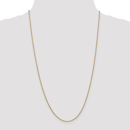 14k yellow gold 1.5mm cable bracelet anklet choker necklace pendant chain