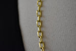 Φόρτωση εικόνας στο εργαλείο προβολής Συλλογής, 14K Yellow Gold 4.9mm Open Link Cable Bracelet Anklet Necklace Pendant Chain
