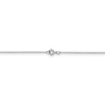 Ladda upp bild till gallerivisning, 14k White Gold 0.5mm Thin Curb Bracelet Anklet Necklace Choker Pendant Chain

