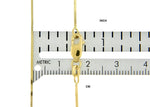 Indlæs billede til gallerivisning 14K Yellow Gold 1mm Octagonal Snake Bracelet Anklet Choker Necklace Pendant Chain
