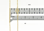 Załaduj obraz do przeglądarki galerii, 10k Yellow Gold 0.95mm Cable Rope Bracelet Anklet Choker Necklace Pendant Chain
