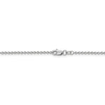 Load image into Gallery viewer, 14K White Gold 1.6mm Cable Bracelet Anklet Choker Necklace Pendant Chain
