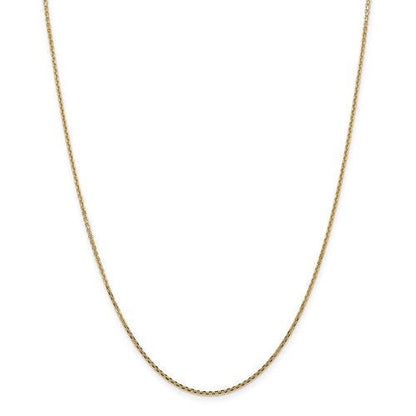 14k yellow gold 1.45mm diamond cut cable bracelet anklet choker necklace pendant chain