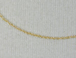 Afbeelding in Gallery-weergave laden, 10k Yellow Gold 0.95mm Cable Rope Bracelet Anklet Choker Necklace Pendant Chain
