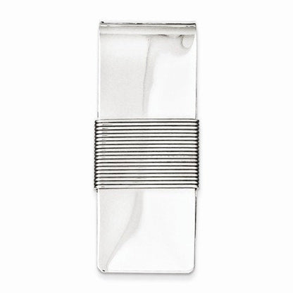 engravable solid sterling silver money clip personalized engraved monogram