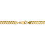 Load image into Gallery viewer, 14k Yellow Gold 4.75mm Beveled Curb Link Bracelet Anklet Choker Necklace Pendant Chain
