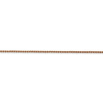 Load image into Gallery viewer, 14k Rose Gold 1.2mm Diamond Cut Spiga Wheat Bracelet Anklet Choker Necklace Pendant Chain
