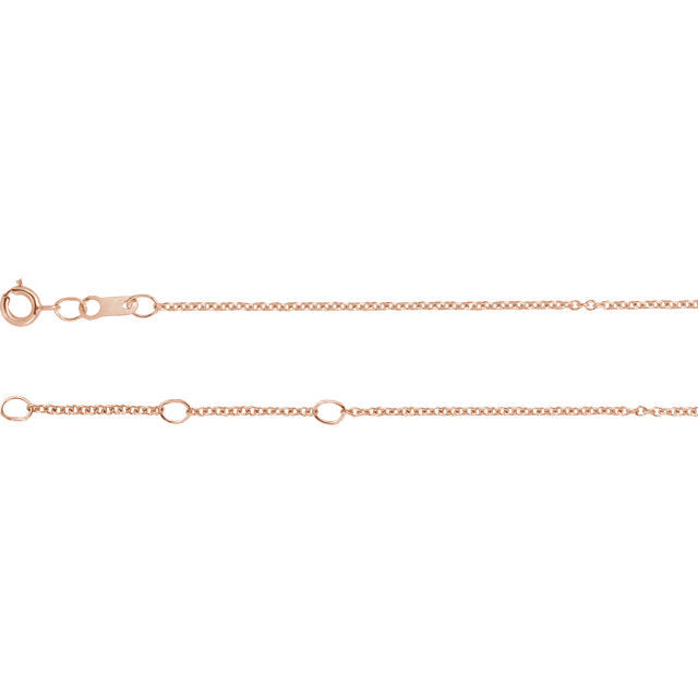 Platinum 18k 14k 10k Yellow Rose White Gold 1mm Cable Bracelet Anklet Choker Necklace Pendant Chain