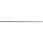画像をギャラリービューアに読み込む, 14K Yellow Gold 0.95mm Diamond Cut Cable Layering Bracelet Anklet Choker Necklace Pendant Chain
