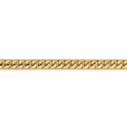 14k yellow gold 5.5mm miami cuban link bracelet anklet choker necklace pendant chain