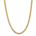 Load image into Gallery viewer, 14K Yellow Gold 5.5mm Miami Cuban Link Bracelet Anklet Choker Necklace Pendant Chain
