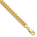 Load image into Gallery viewer, 14K Yellow Gold 6.75mm Miami Cuban Link Bracelet Anklet Choker Necklace Pendant Chain
