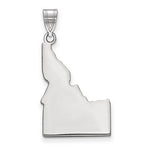 Load image into Gallery viewer, 14K Gold or Sterling Silver Idaho ID State Map Pendant Charm Personalized Monogram
