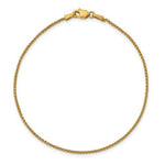 Load image into Gallery viewer, 14K Yellow Gold 1.25mm Spiga Wheat Bracelet Anklet Choker Necklace Pendant Chain
