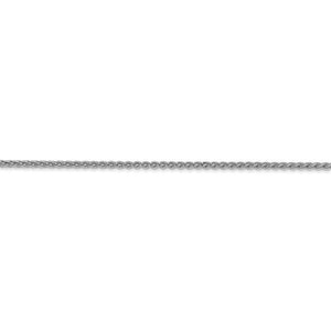 14k White Gold 1.65mm Spiga Wheat Bracelet Anklet Choker Necklace Pendant Chain