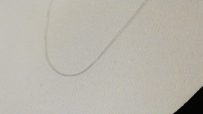 14k White Gold 0.5mm Thin Curb Bracelet Anklet Necklace Choker Pendant Chain