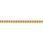 Load image into Gallery viewer, 14K Yellow Gold 3.60mm Round Box Bracelet Anklet Choker Necklace Pendant Chain Lobster Clasp
