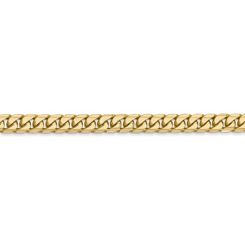 14k yellow gold 4.3mm miami cuban link bracelet anklet choker necklace pendant chain