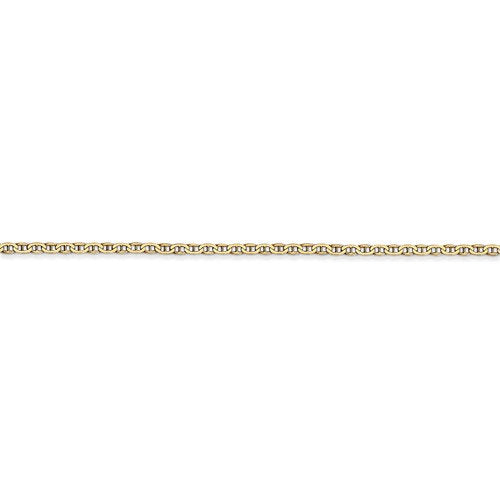14k yellow gold 1.5mm flat anchor link bracelet anklet choker necklace pendant chain