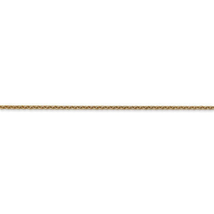 14k yellow gold 1.5mm cable bracelet anklet choker necklace pendant chain