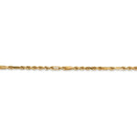 Load image into Gallery viewer, 14K Yellow Gold 2.25mm Diamond Cut Milano Rope Bracelet Anklet Necklace Pendant Chain
