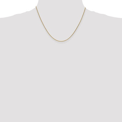 14k yellow gold 1mm cable bracelet anklet choker necklace pendant chain