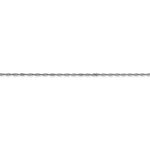Load image into Gallery viewer, 14k White Gold 1mm Singapore Twisted Bracelet Anklet Necklace Choker Pendant Chain
