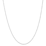 Afbeelding in Gallery-weergave laden, 14k White Gold 0.5mm Thin Curb Bracelet Anklet Necklace Choker Pendant Chain
