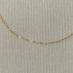 將影片載入圖庫檢視器並播放，14k Yellow Gold 1mm Singapore Twisted Bracelet Anklet Necklace Choker Pendant Chain
