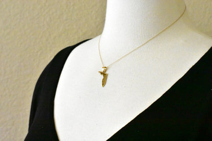 14k gold or sterling silver florida fl state map pendant charm personalized monogram