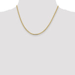 Indlæs billede til gallerivisning 14K Yellow Gold 2.3mm Beveled Curb Link Bracelet Anklet Choker Necklace Pendant Chain
