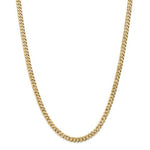 Załaduj obraz do przeglądarki galerii, 14k Yellow Gold 5.75mm Beveled Curb Link Bracelet Anklet Choker Necklace Pendant Chain
