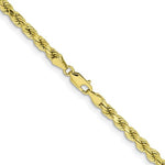 Kép betöltése a galériamegjelenítőbe: 10k Yellow Gold 4.25mm Diamond Cut Rope Bracelet Anklet Choker Necklace Pendant Chain
