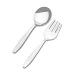 이미지를 갤러리 뷰어에 로드 , Sterling Silver Baby Child Fork and Spoon Flatware Set Engraved Personalized Monogram
