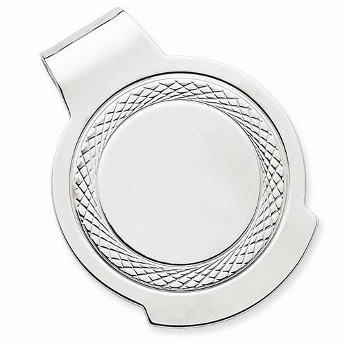 engravable solid sterling silver money clip personalized monogram qq37